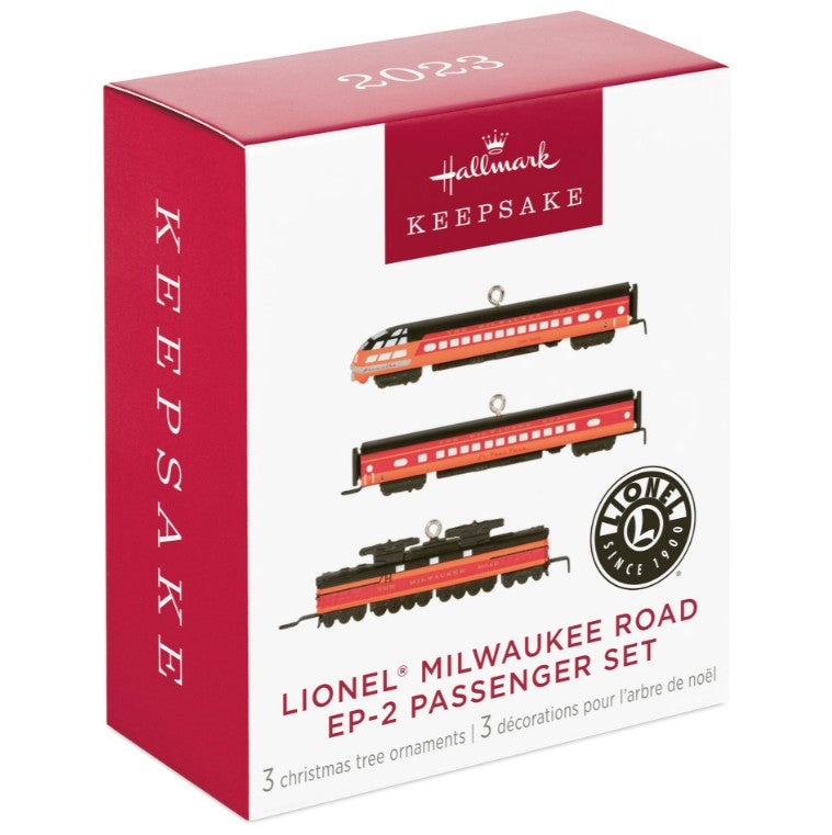 2023 Mini Lionel Milwaukee Road EP-2 Passenger Set of 3
