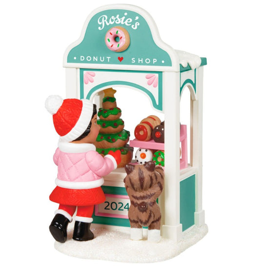2024 Christmas Window #22: Rosie's Donut Shop, Limited Edition