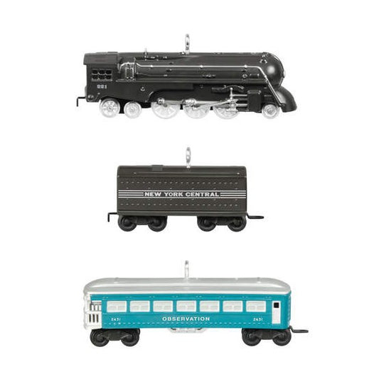 2024 Lionel® 221 Steam Locomotive and Tender With 2431 Observation Car, Miniature Set of 3
