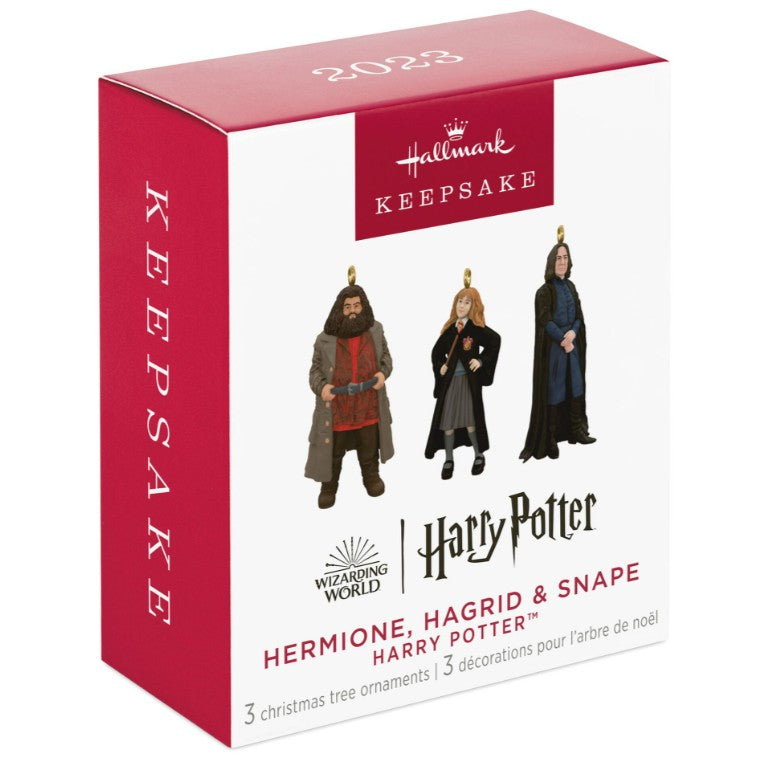 2023 Mini Harry Potter: Hermione, Hagrid and Snape Set of 3